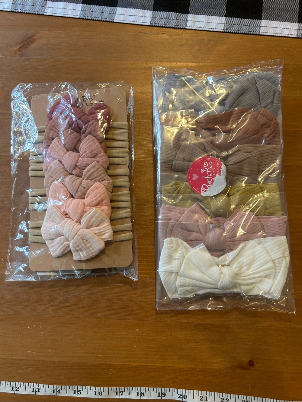 New multicolored headbands for baby selling as a lot of 18
